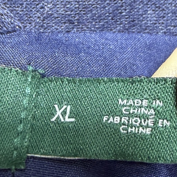 Lauren Ralph Lauren Women XL Stripe Blazer Jacket Gold Button Red White Blue EUC - Picture 9 of 12